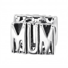 Silver Mum Bead