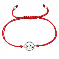 Silver Mountain Adjustable Corded Bracelet
