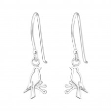 Birds Sterling Silver Earrings