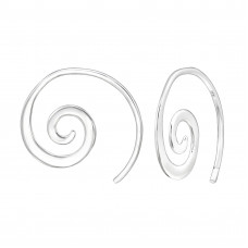 Wave Sterling Silver Earrings