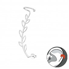 Laurel Vine Sterling Silver Ear Climber
