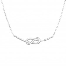 Knot Sterling Silver Necklace