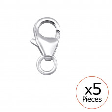 Lobster Sterling Silver Finding (5 PCS)