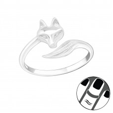 Silver Fox Midi Ring