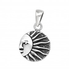 Silver Sun Pendant