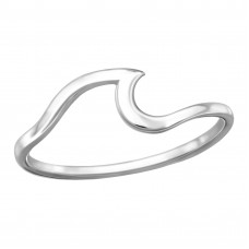 Waves Sterling Silver Ring