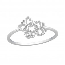 Butterfly Sterling Silver Ring