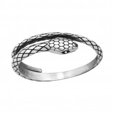 Snake Sterling Silver Ring