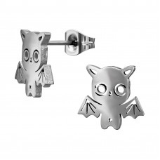 Cartoon-like Bat Stainless Steel Ear Studs
