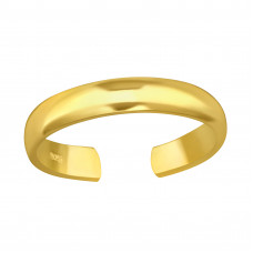 Plain Sterling Silver Adjustable Toe Ring