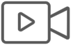 Icon of a video camera with the label 13 MP, indicating the megapixel count of the SMART Document Camera 650's camera.
